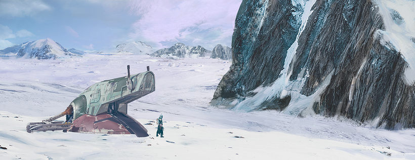 Star Wars - Matte painting cinematográfico 2