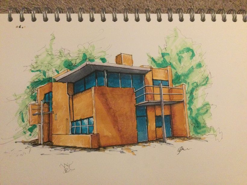 3rd - went modern architecture for reference