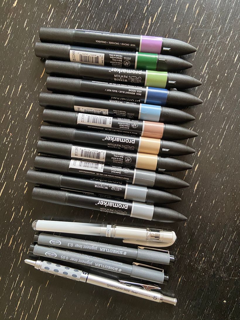 My project for course: Expressive Architectural Sketching with Colored Markers 2