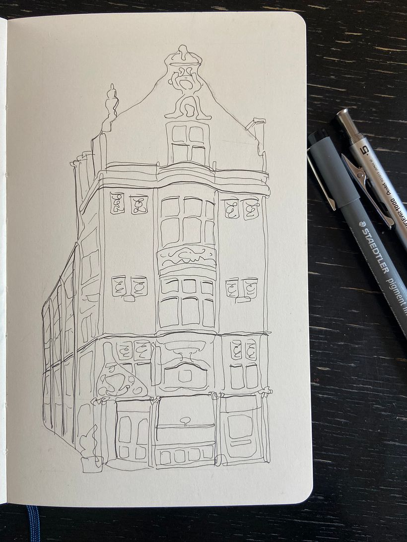My project for course: Expressive Architectural Sketching with Colored Markers 4