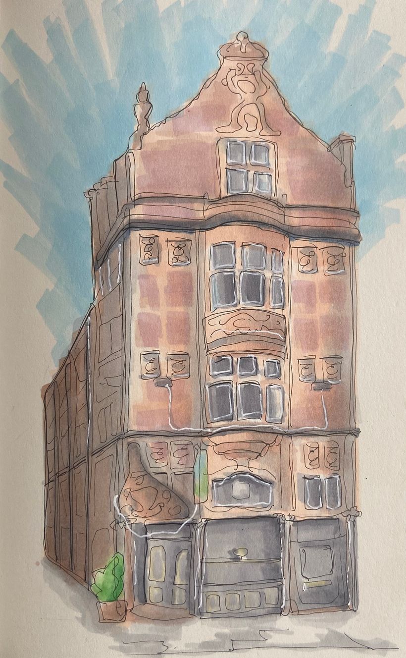 My project for course: Expressive Architectural Sketching with Colored Markers 9
