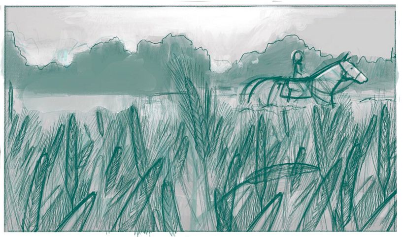 My 2nd pass is a little controlled, but as you can see I moved the character to the right side. 