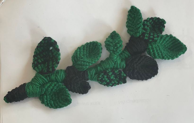 Mi proyecto del curso: Macramé en 3D: crea tapices botánicos  1