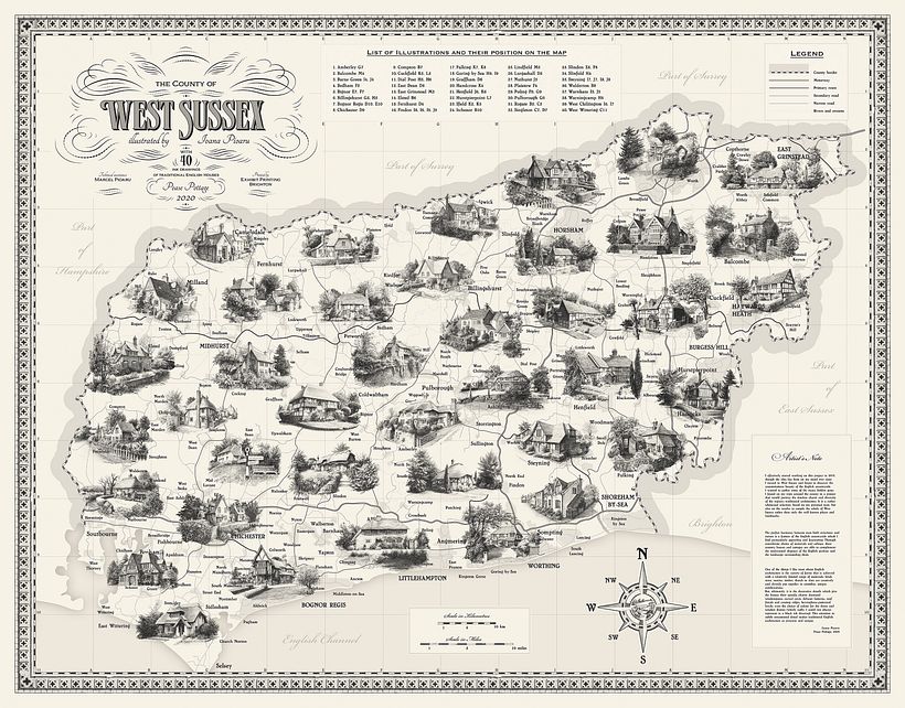 A Map of West Sussex Architecture