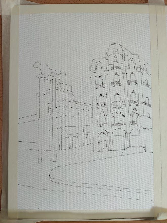 Mi proyecto del curso: Sketching arquitectónico para ilustraciones urbanas 8