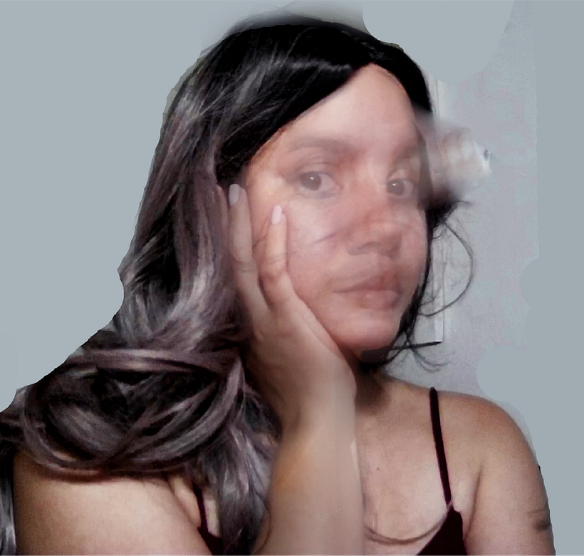 Foto editada de referencia para el retrato.