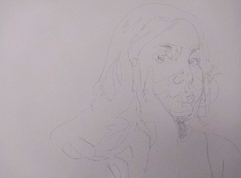 Dibujo a lápiz.
