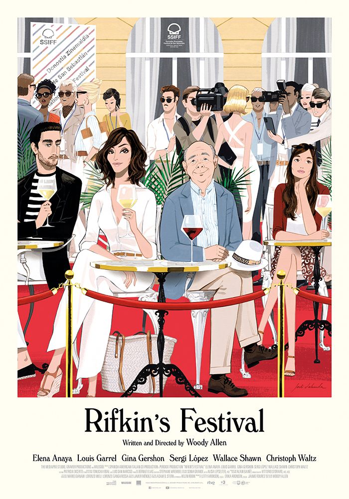 WOODY ALLEN'S RIFKIN'S FESTIVAL Official poster for Woody Allen's Rifkin's Festival 2020
