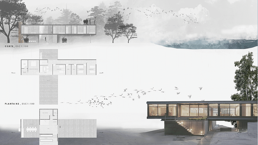 La visualización arquitectónica es clave para presentar y vender cualquier proyecto. Trabajos y planos de María José Cilveti.