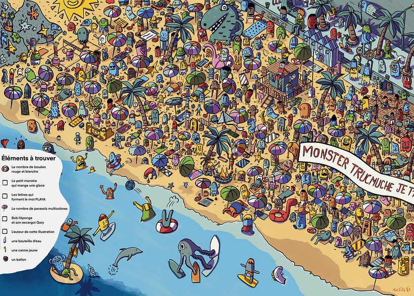  Search and find – Monstopolis à la playa 2