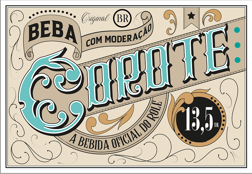 Meu projeto do curso: Criação de lettering com estilo vitoriano 4