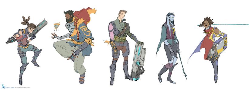 Amazon Games Studios | Crucible character artworks 3