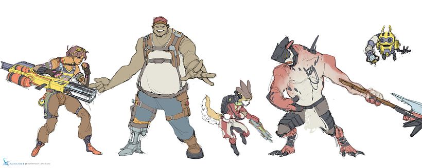 Amazon Games Studios | Crucible character artworks 5