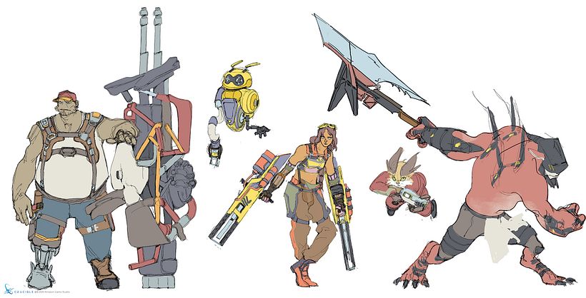 Amazon Games Studios | Crucible character artworks 6