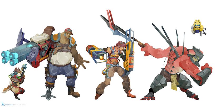Amazon Games Studios | Crucible character artworks 9
