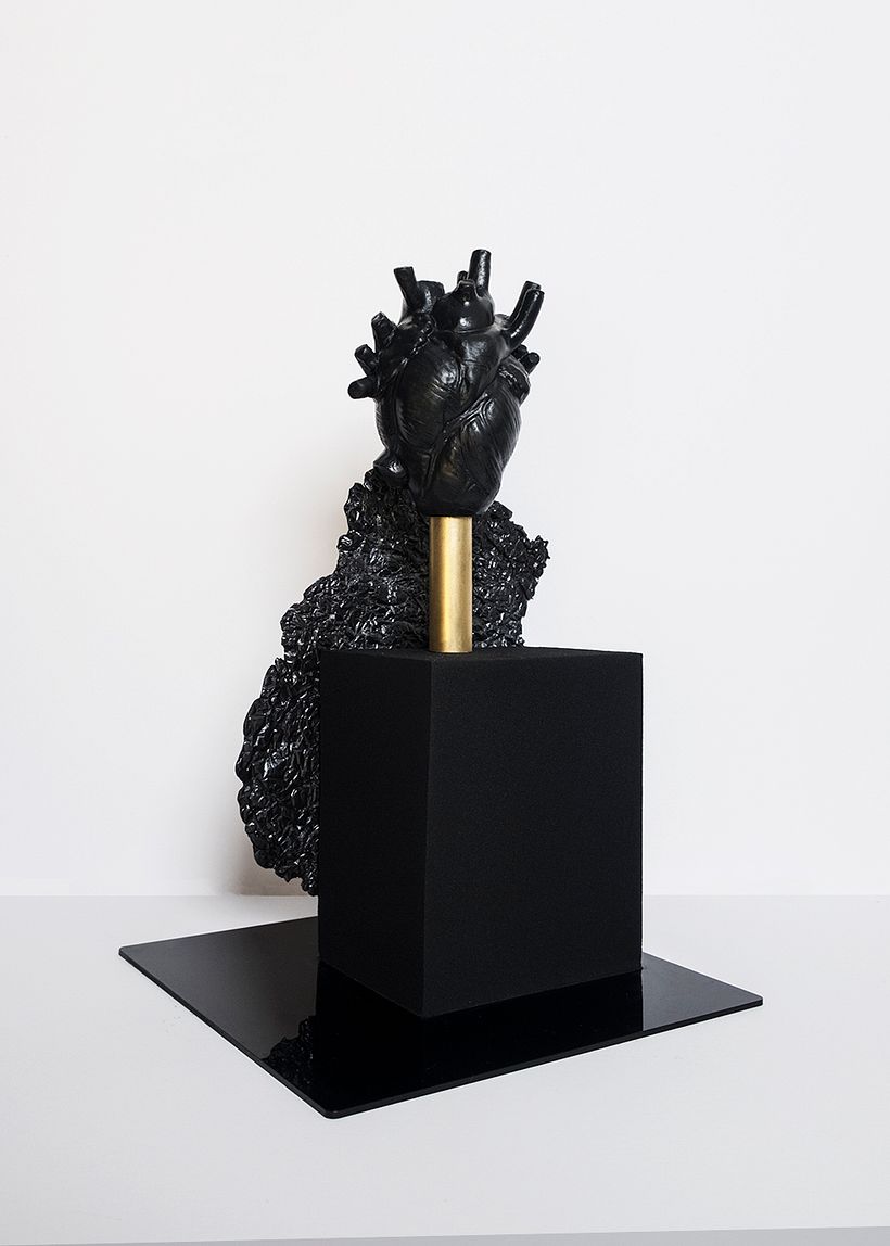 Sculptural Heart Cake - Kunstleitung