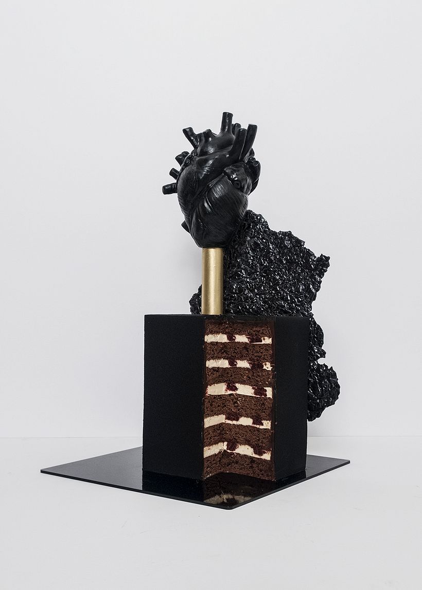 Sculptural Heart Cake - Kunstleitung