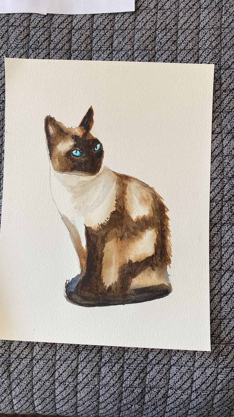 Meu projeto do curso: Retratos expressivos de animais em aquarela 6