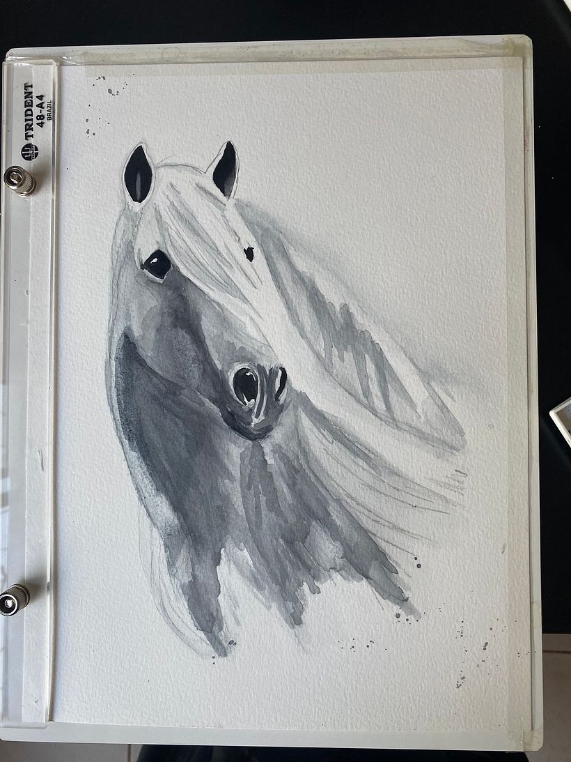 Meu projeto do curso: Retratos expressivos de animais em aquarela 7