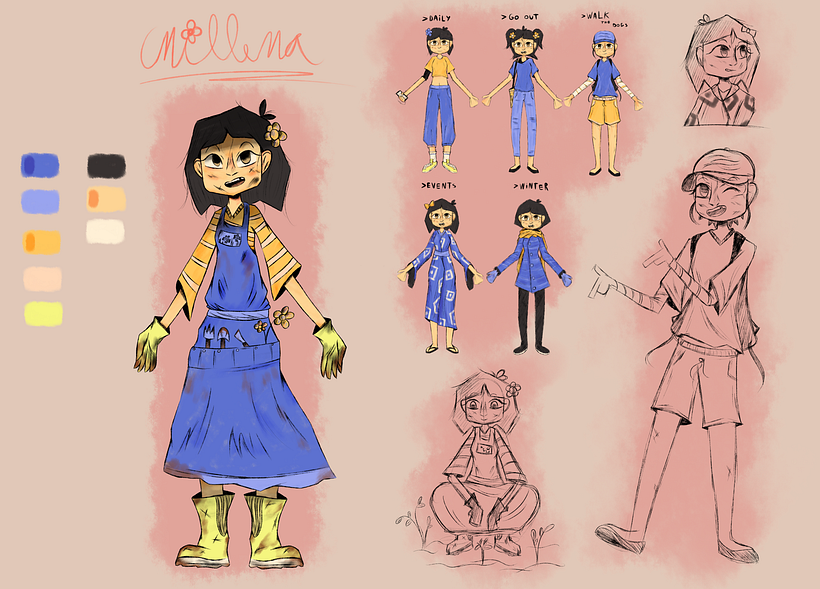 Desenho de personagens repletos de carisma - MILLENA! 💐 [By: Tecnick1] 19