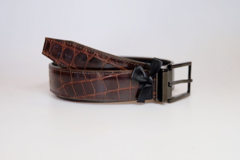 Upcycling einer alten Krokohandtasche  2