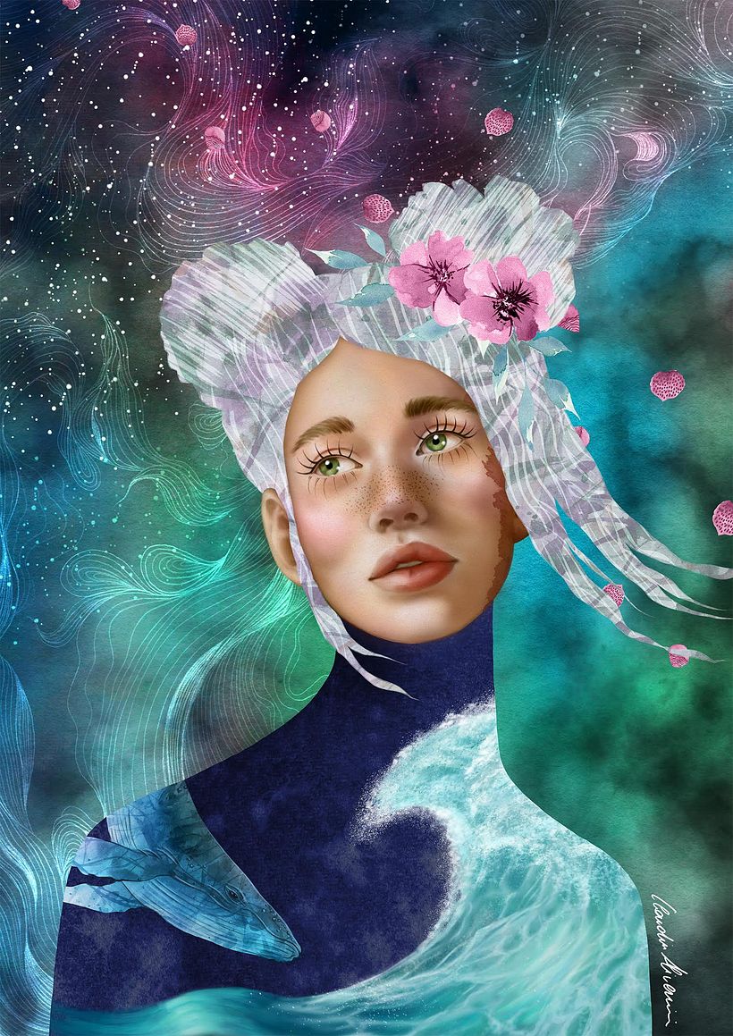 Mi proyecto del curso: Retratos digitales de fantasía con Photoshop 1