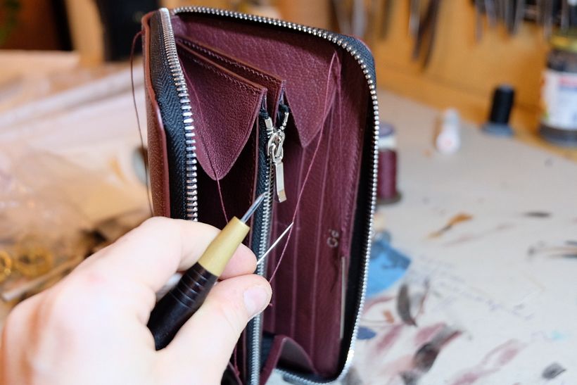 Handstitched wallets  5