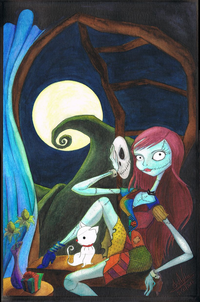 La hija de Jack Skeleton y Sally