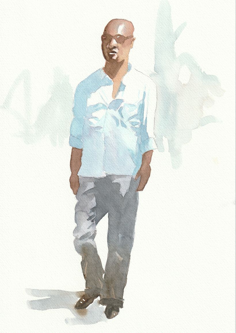 My project for course: Sketching People with Watercolor 2