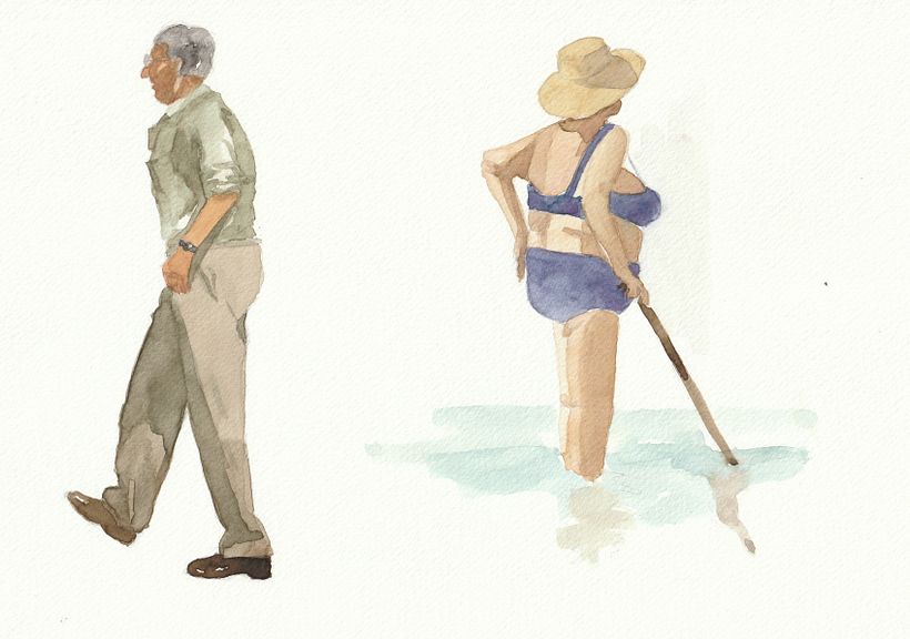 My project for course: Sketching People with Watercolor 3