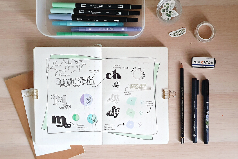 Monthly Practice Doodles