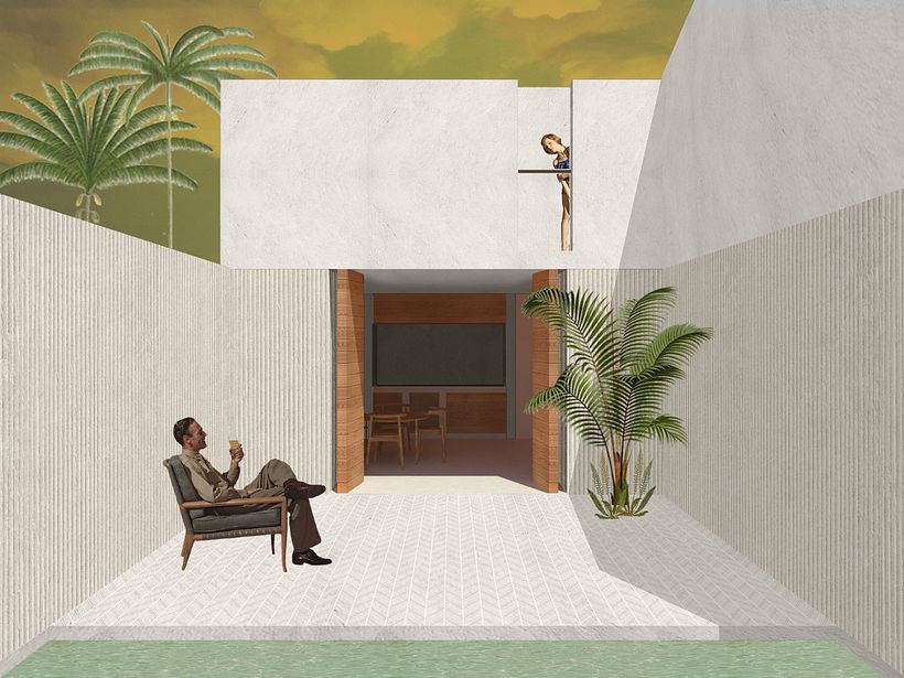 collage vista interior