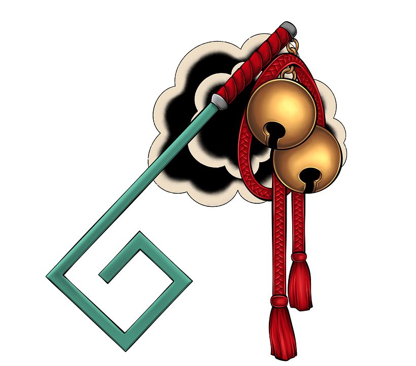 Japanese tattoo style key