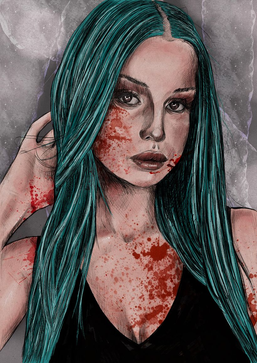 My project for course: Illustrated Portraits with Procreate 2