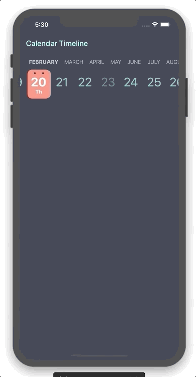 Calendar Timeline 1
