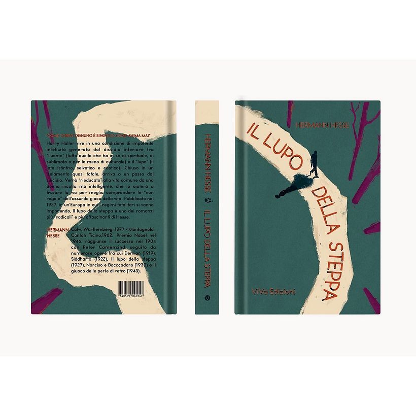 My project for course: Excellence in Illustration: From Intuition to Method - Il lupo della Steppa - Traditional illustration