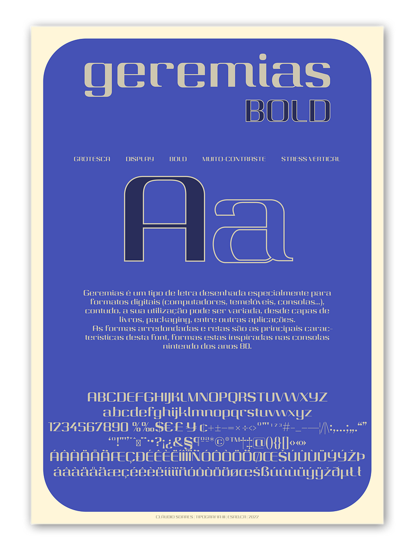 Geremias Typeface | Domestika, image size:820x1097