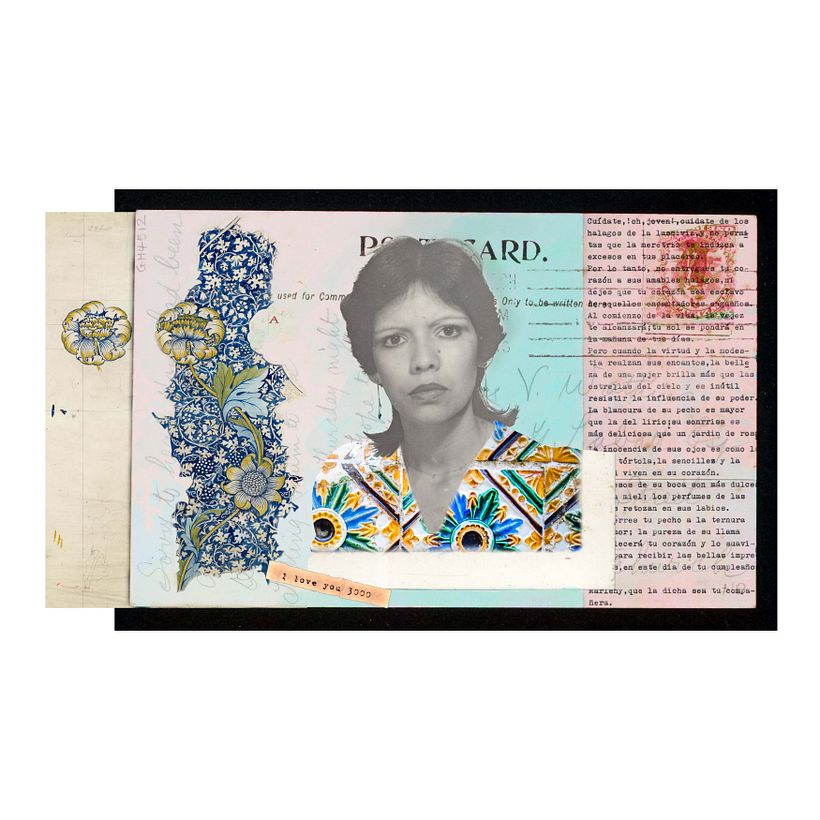 Resultado Final: Collage para evocar recuerdos de una mujer muy especial.