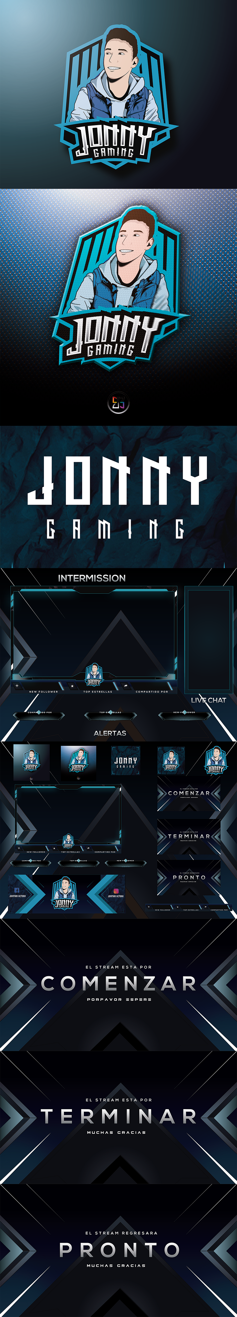 Mascotlogo Jonny Gaming 2