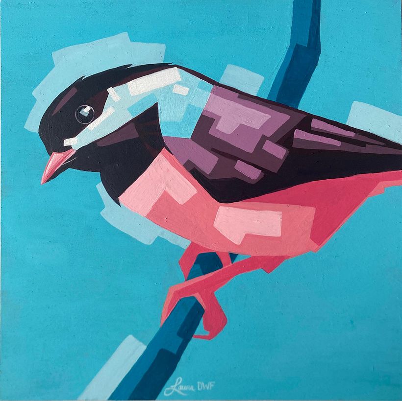 My project for course: Stylized Acrylic Painting: Explore Color and Shape 2