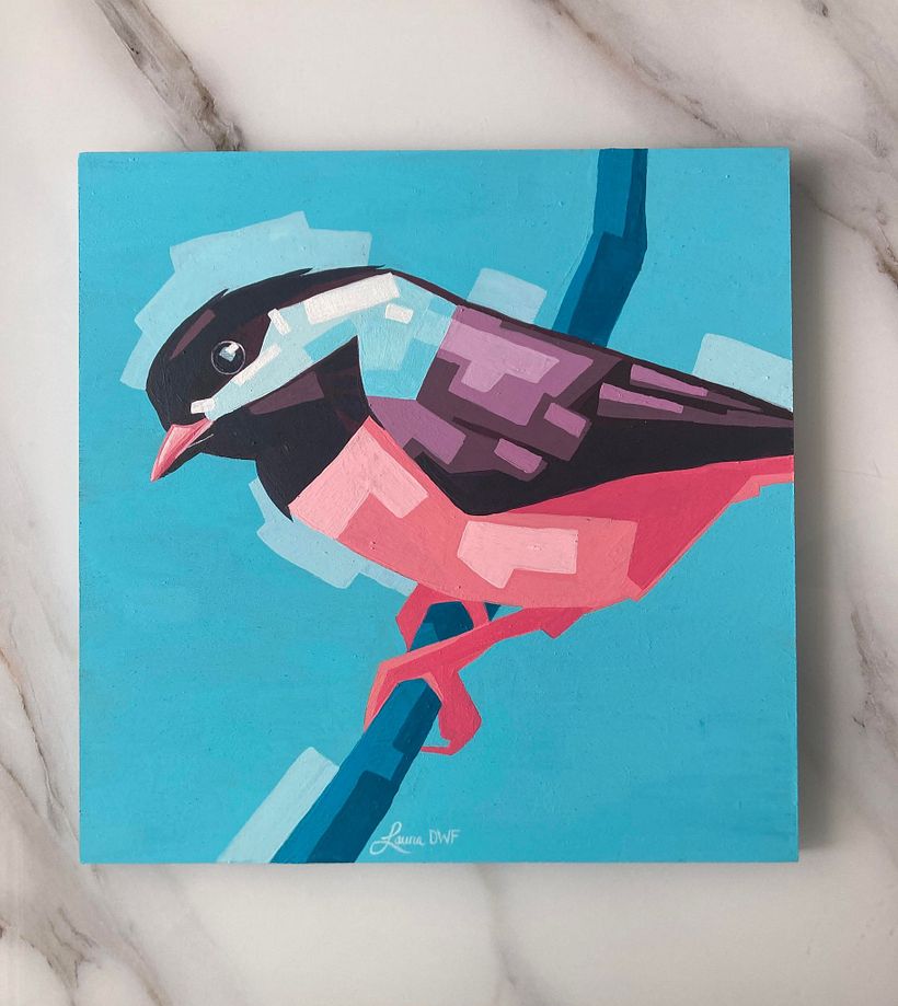 My project for course: Stylized Acrylic Painting: Explore Color and Shape 3