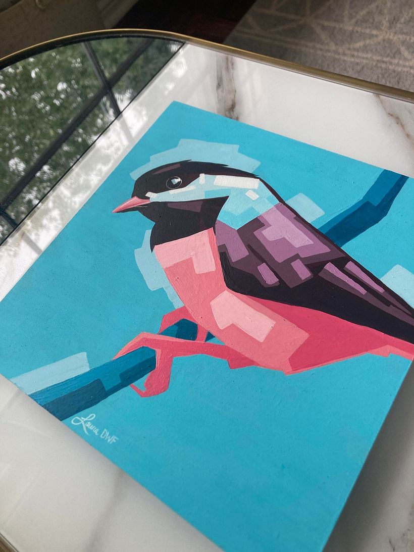 My project for course: Stylized Acrylic Painting: Explore Color and Shape 4