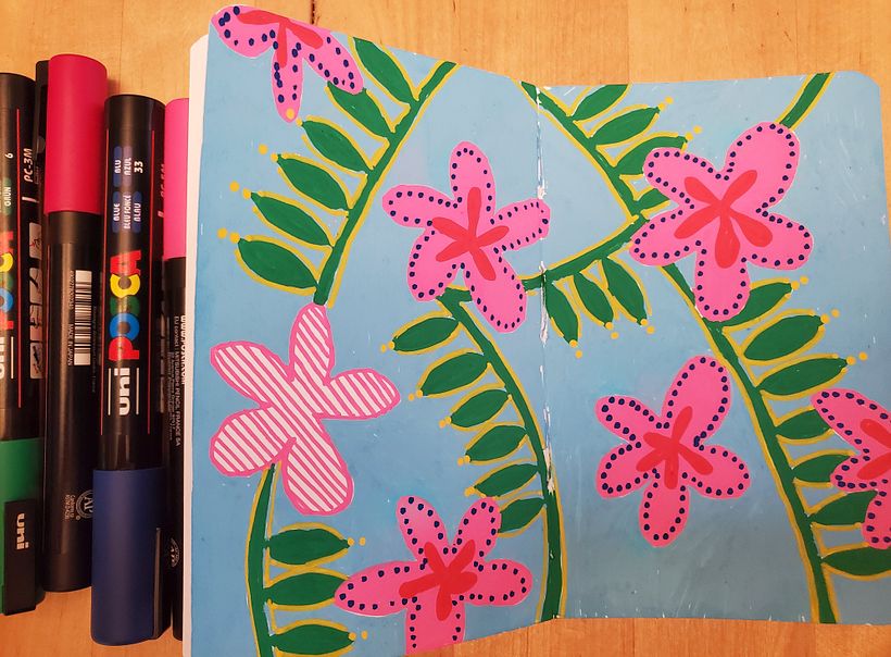 My project for course: Botanical Patterns in a Sketchbook: Conquer the Blank Page 3