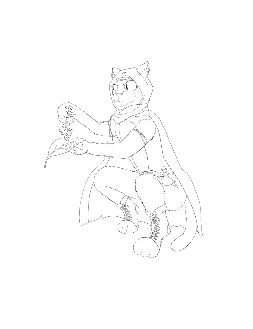 Final line art