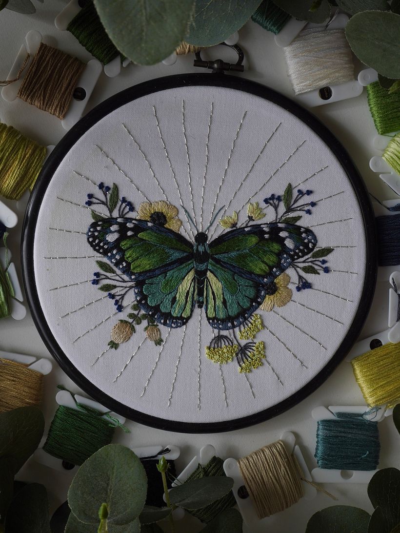My project for course: Realistic Embroidery Techniques 1