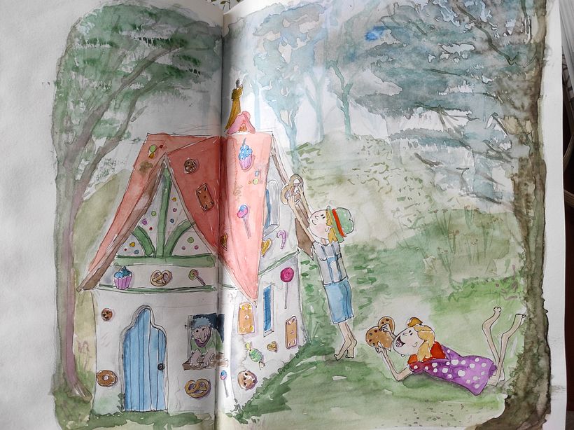 My project for course: Sketchbook Techniques for Children's Illustration 4