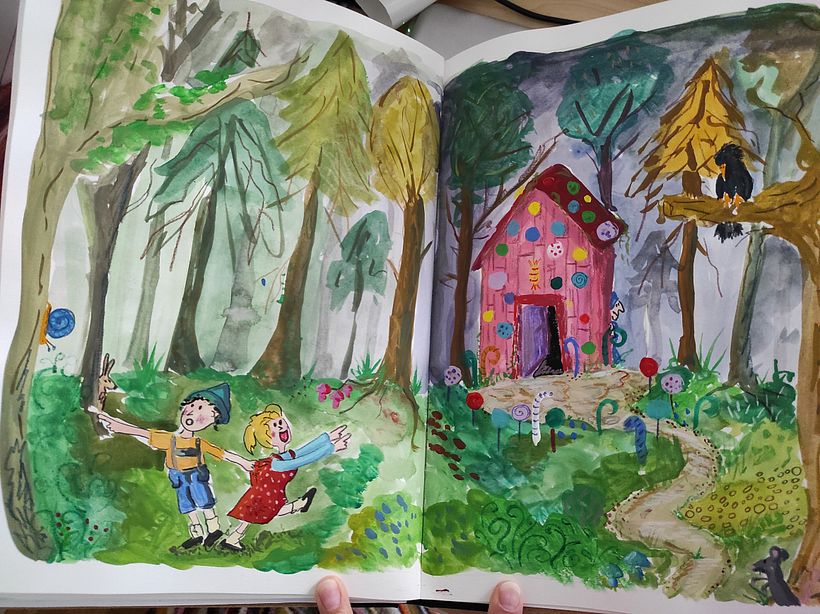My project for course: Sketchbook Techniques for Children's Illustration 1
