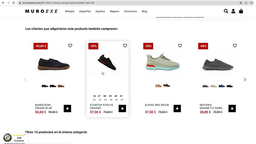 Los productos relacionados ayudan a generar más ventas y a captar la atención del cliente.