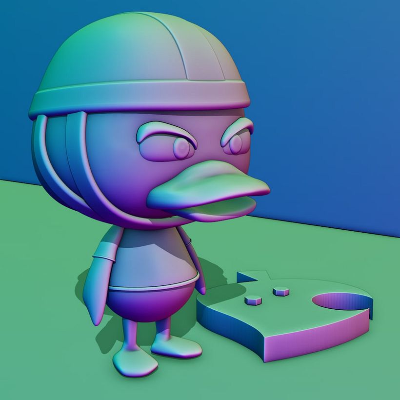 Animal Crossing 3D model figure 1