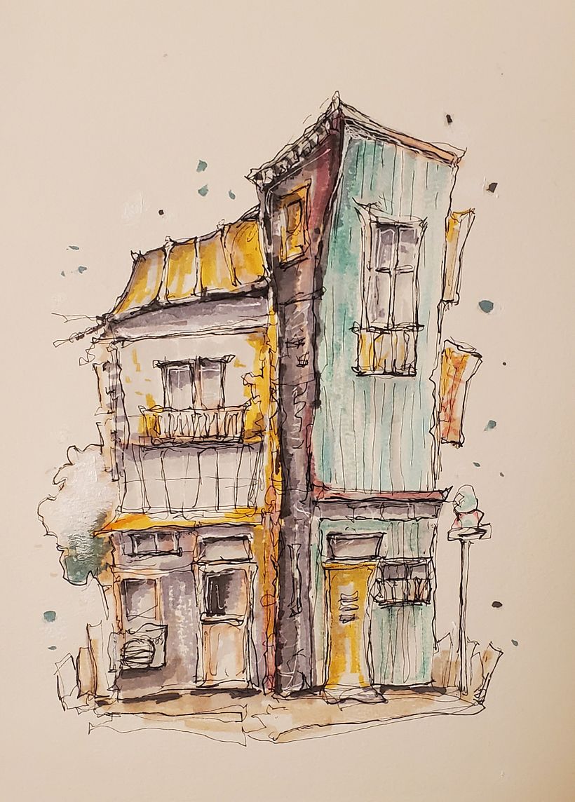 My project for course: Expressive Architectural Sketching with Colored Markers 6
